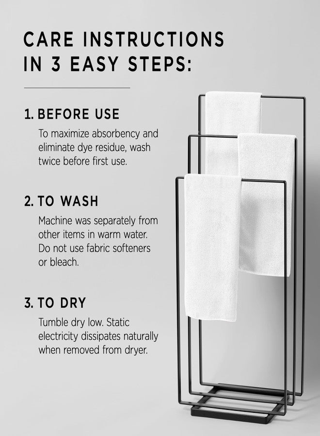 Fromm Softees Microfiber Hair Towels, Absorbent Salon Hair Towels for Hairstylists, Barbers, Spa & Gym, Fast-Drying, Ultra-Soft, Lint-Free, Multi-Purpose Towels, 16" x 29"- 10-Pack - White - Image 4